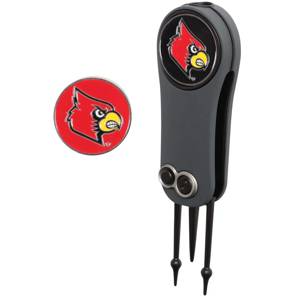 Louisville Cardinals Switchblade Repair Tool & Two Ball Markers