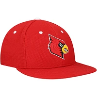 Men's adidas  Athletic Red Louisville Cardinals On-Field Fitted Baseball Hat