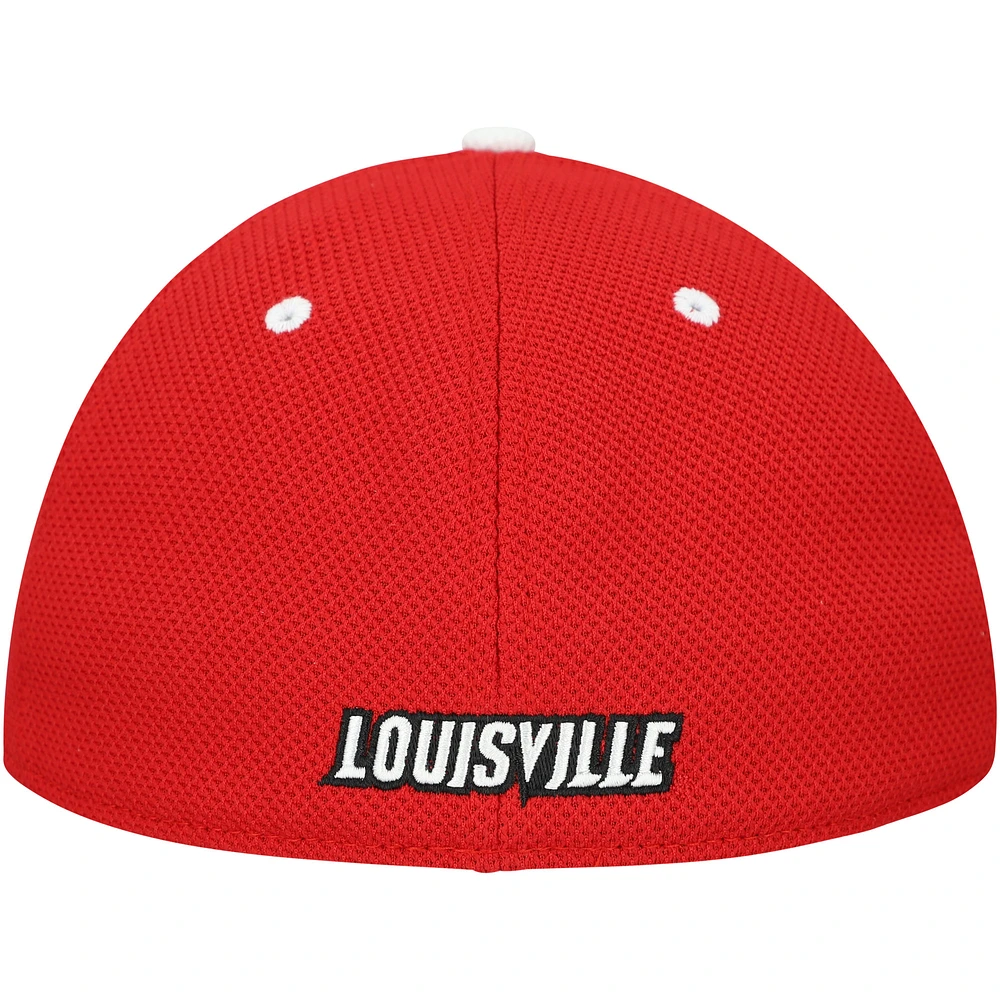 Men's adidas  Athletic Red Louisville Cardinals On-Field Fitted Baseball Hat