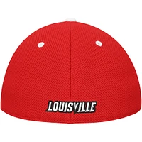 Men's adidas  Athletic Red Louisville Cardinals On-Field Fitted Baseball Hat