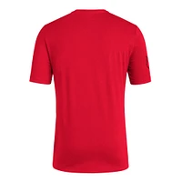 Men's adidas  Red Louisville Cardinals Fresh Wordmark T-Shirt
