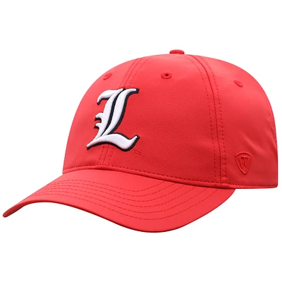 Men's Top of the World  Red Louisville Cardinals Victory Trainer Adjustable Hat