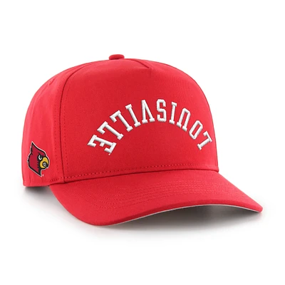 Casquette ajustable Flip Script Hitch rouge '47 pour homme des Cardinals de Louisville