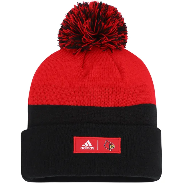 Men's Adidas Red Detroit Wings Reverse Retro 2.0 Pom Cuffed Knit Hat