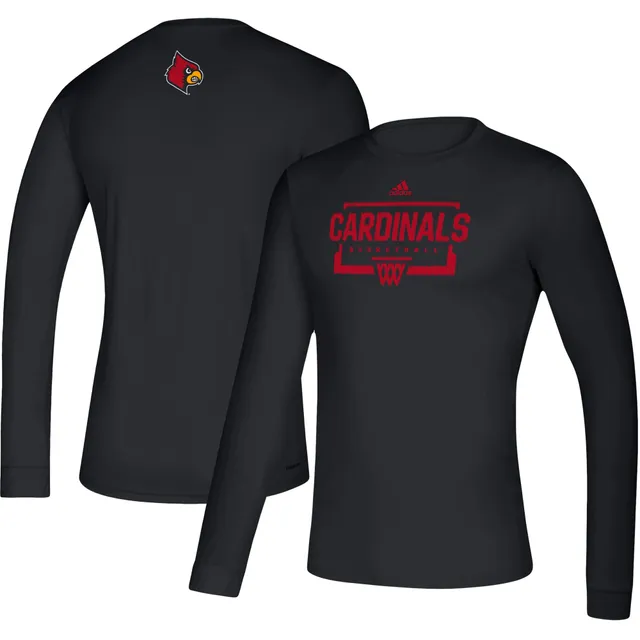 Men's adidas Red Louisville Cardinals Fastboard Creator T-Shirt