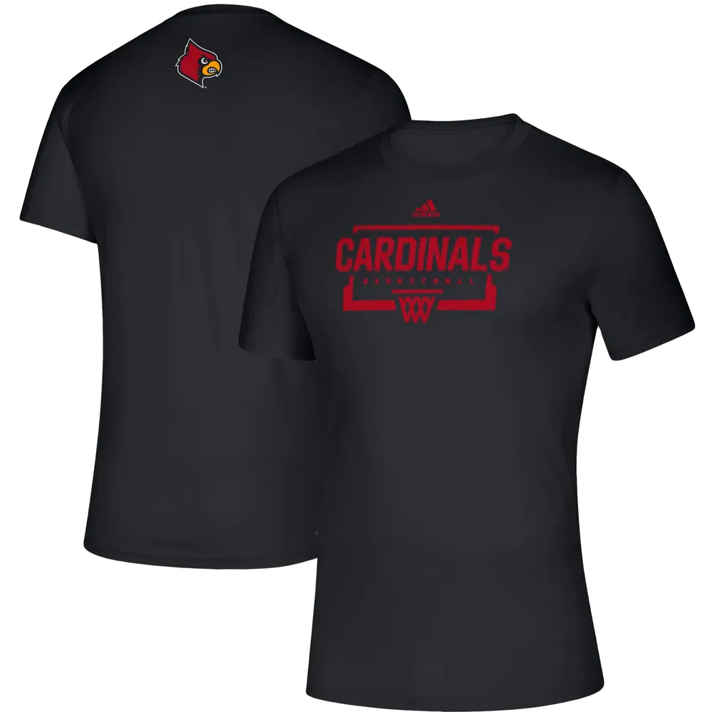 Men's adidas Black Louisville Cardinals Fastboard Creator T-Shirt