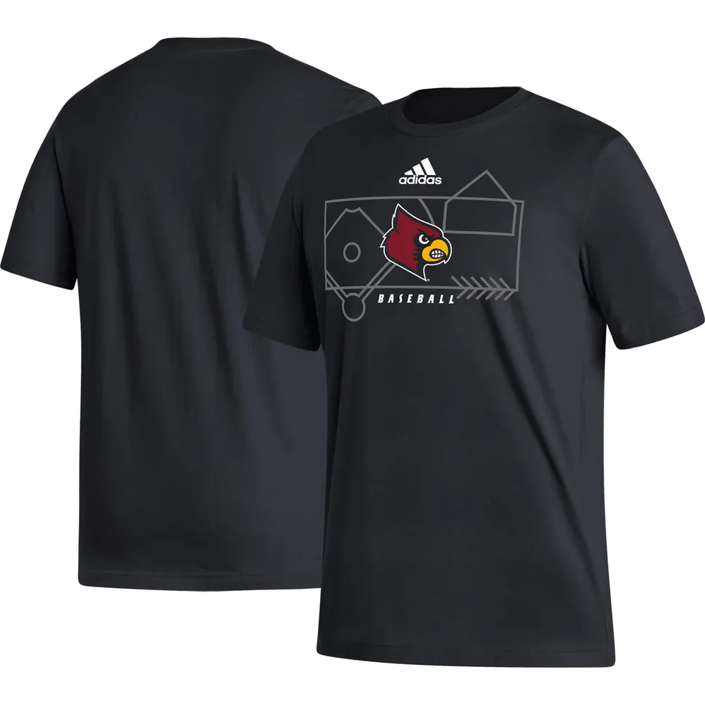 adidas White Louisville Cardinals Fresh Pride T-shirt