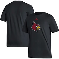 T-shirt adidas Louisville Cardinals Logo Fresh noir pour homme