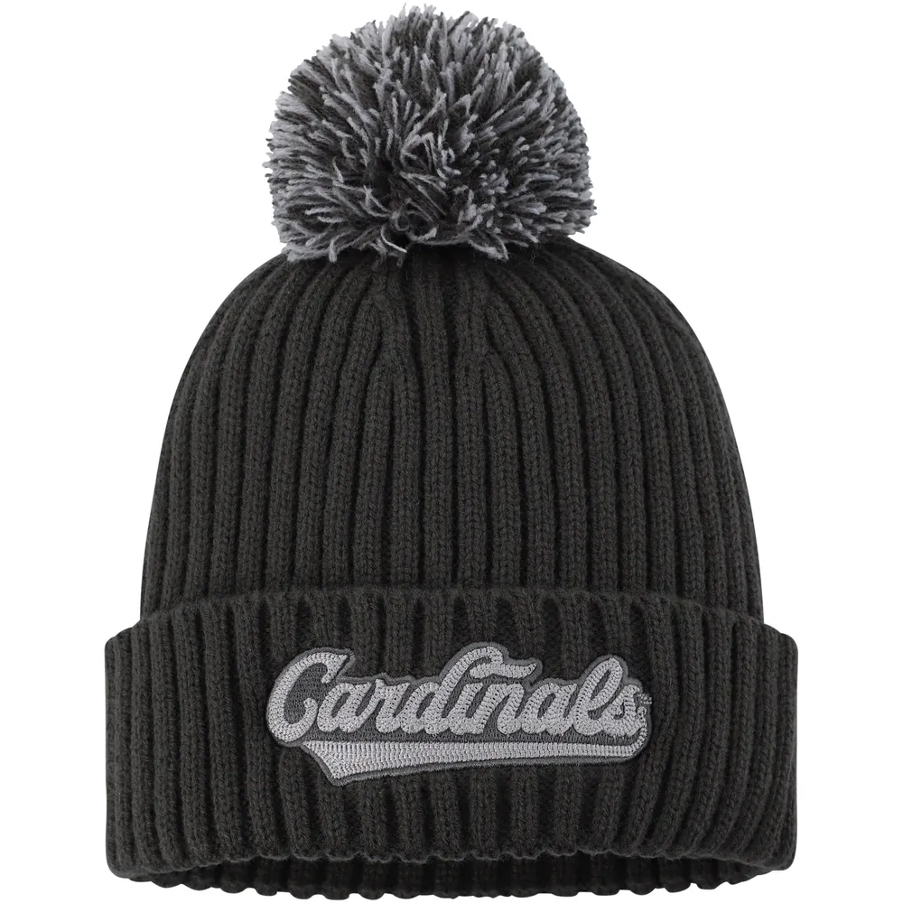 Lids Louisville Cardinals adidas Modern Cuffed Knit Hat with Pom - Charcoal