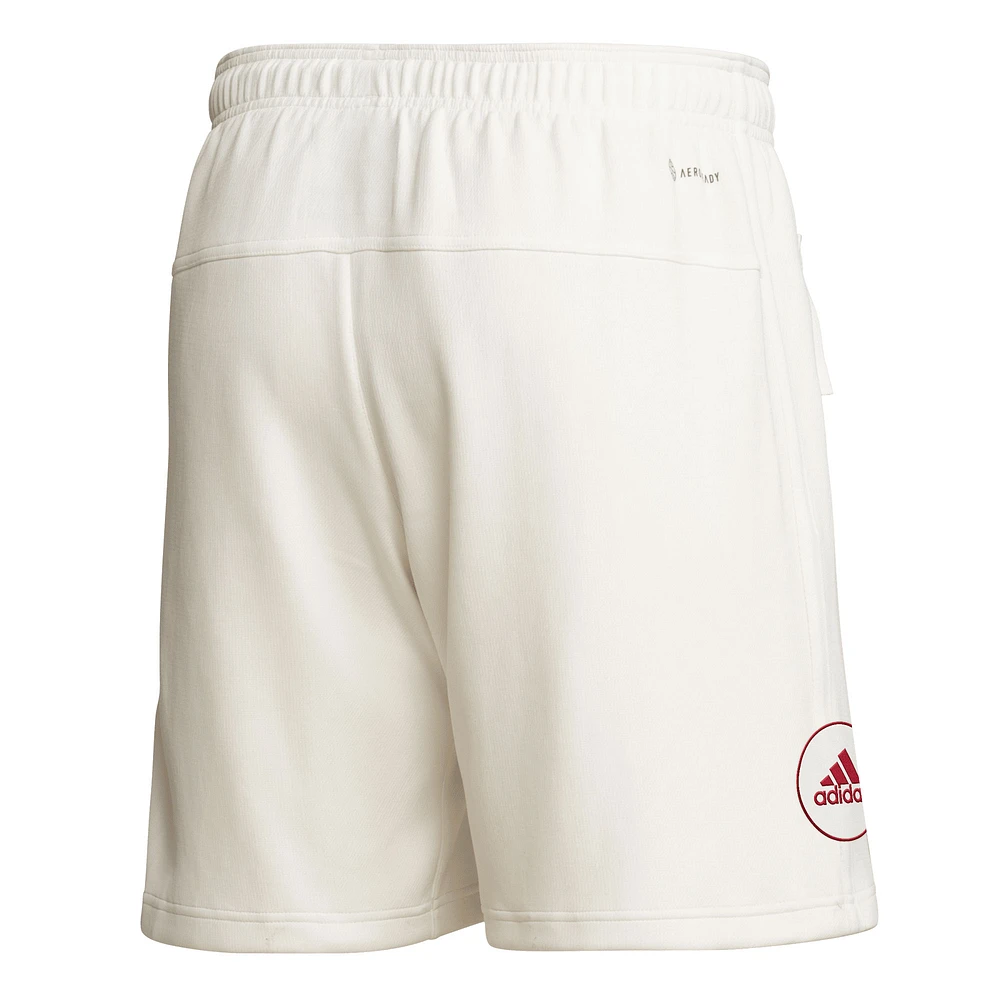 Short adidas Louisville Cardinals Zero Dye AEROREADY crème pour homme