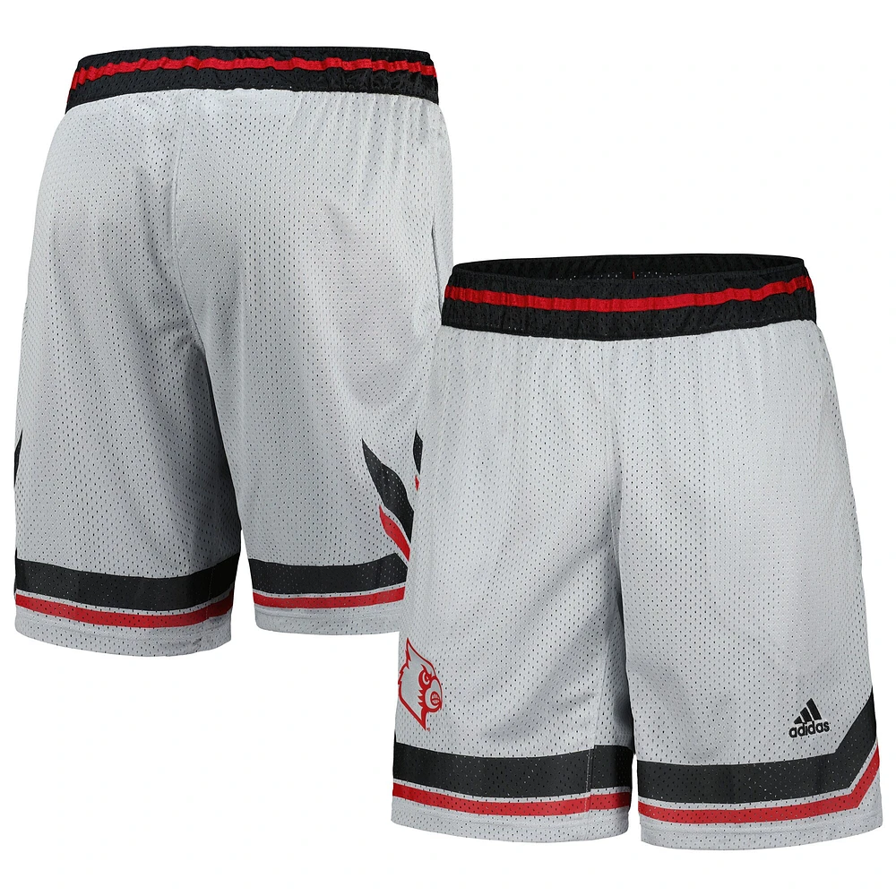 Men's adidas Gray Louisville Cardinals Swingman AEROREADY Basketball Shorts