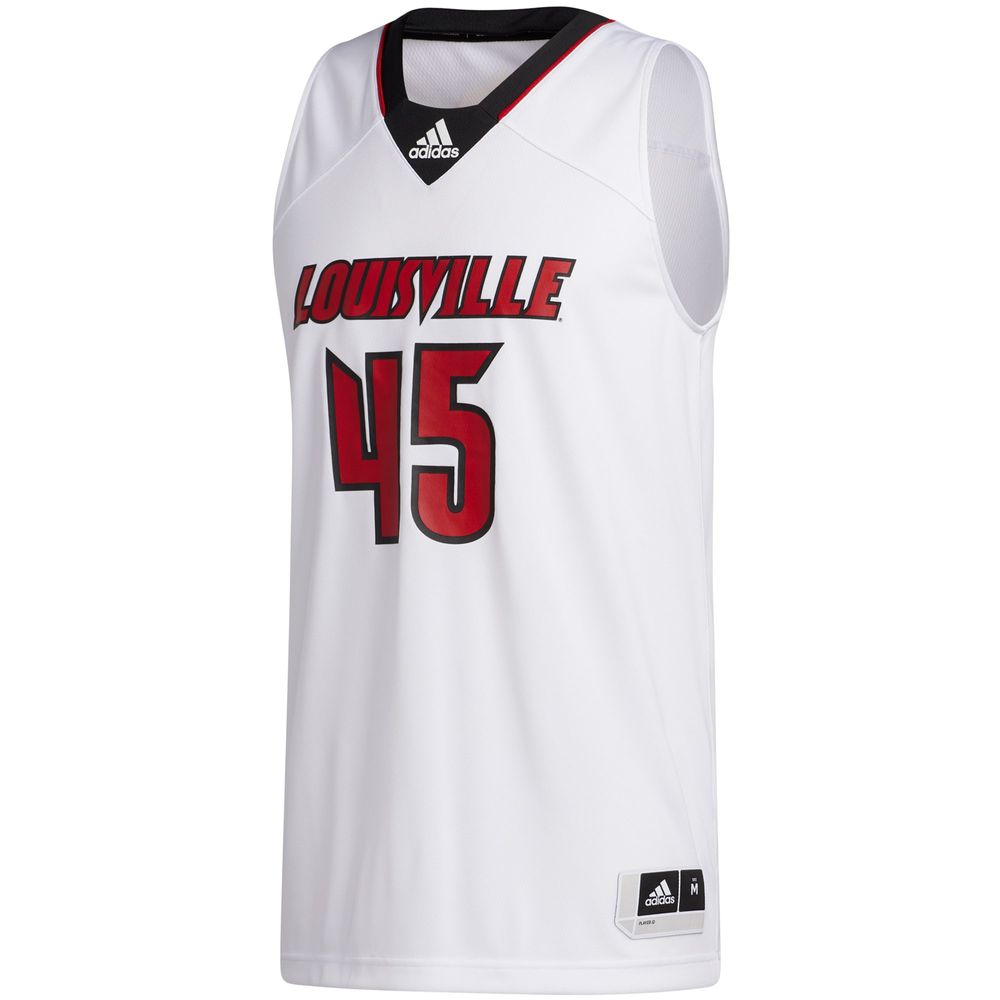 Men's adidas #45 Louisville Cardinals Swingman Jersey