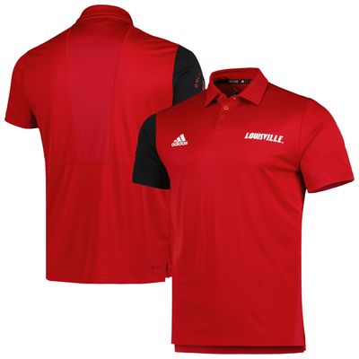 Women's adidas Red Louisville Cardinals Sideline Fresh Short Sleeve T-Shirt