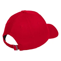 Casquette réglable et ample avec logo du vestiaire des Cardinals de Louisville adidas rouge pour hommes