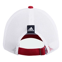 Men's adidas Red Louisville Cardinals Mascot Slouch Trucker Adjustable Hat