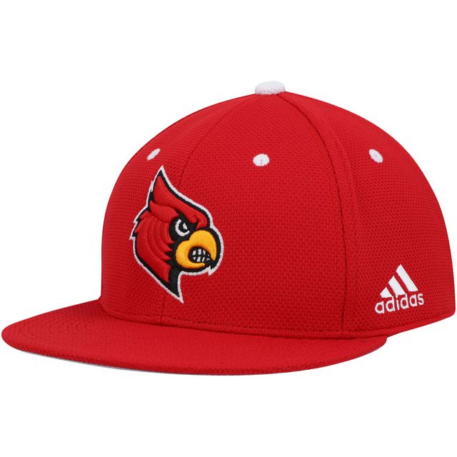 Casquette ajustée de baseball Adidas Louisville Cardinals On-Field rouge pour homme