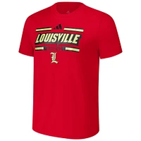 Men's adidas Red Louisville Cardinals Strategy Pre-Game T-Shirt