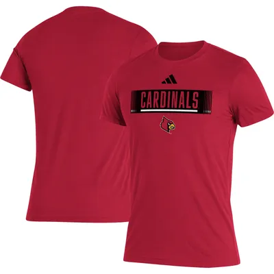 Lids Louisville Cardinals adidas Basics Heritage Tri-Blend T-Shirt