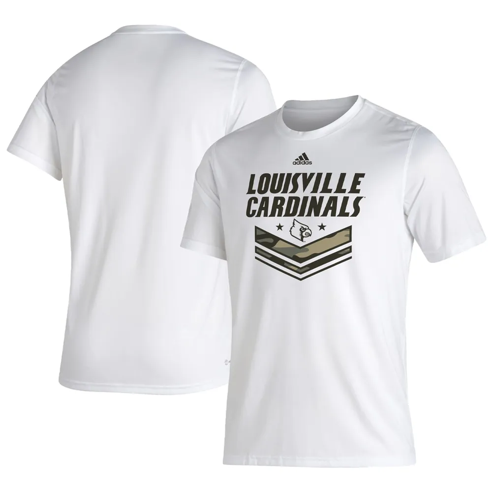 Lids Louisville Cardinals adidas Military Appreciation Creator T-Shirt -  White