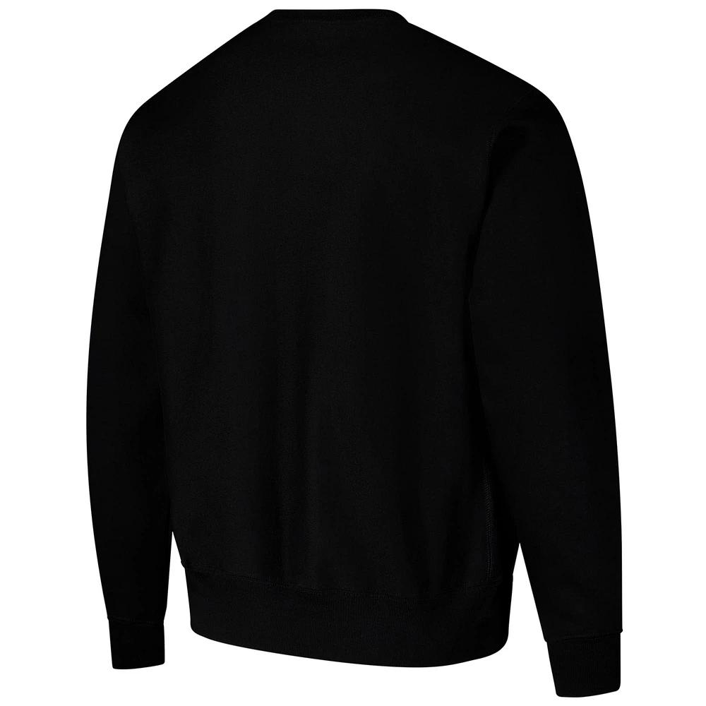 Sweat-shirt à enfiler Champion Black Louisville Cardinals Late Night Reverse Weave pour homme