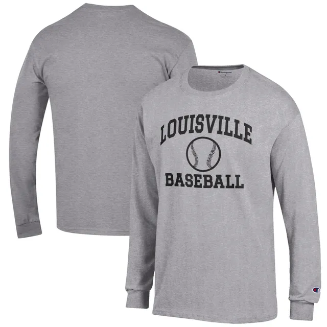 Lids Louisville Cardinals Champion Youth Icon Logo Long Sleeve