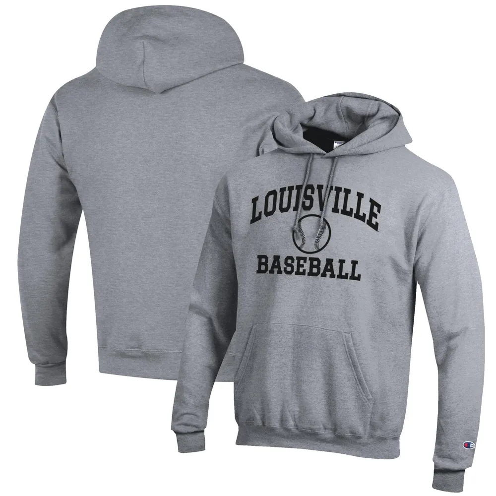 Lids Louisville Cardinals Champion Baseball Icon Pullover Hoodie
