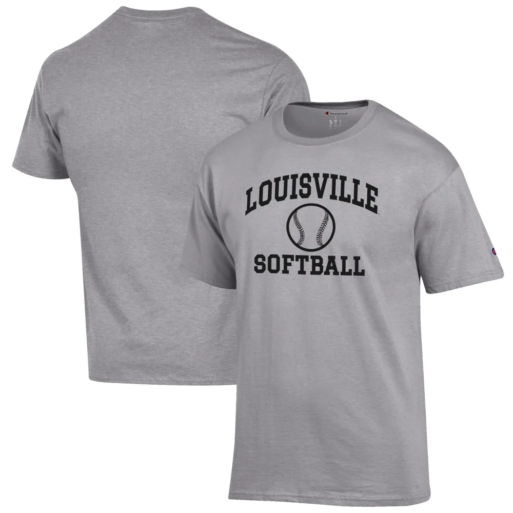 Lids Louisville Cardinals Champion Softball Icon T-Shirt