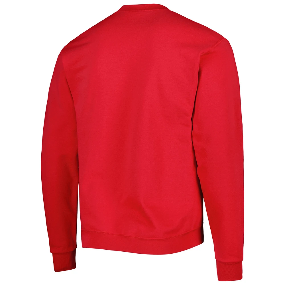 Sweat-shirt Champion rouge Louisville Cardinals High Motor pour homme