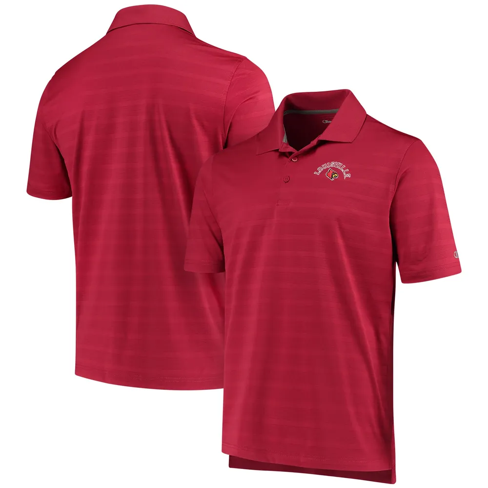 Louisville Cardinals Men's Polo Champion Textured Solid Polo