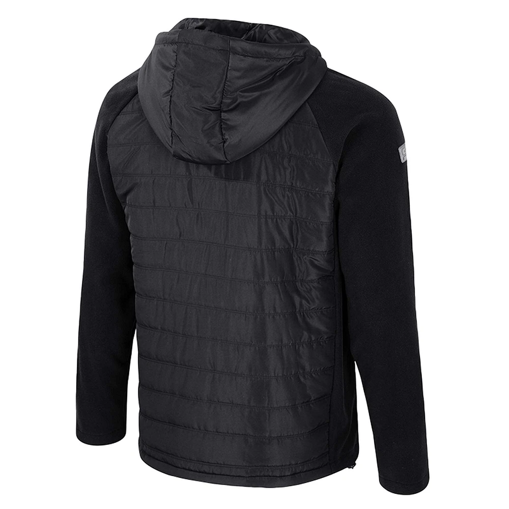 Veste à capuche entièrement zippée Block The Sun pour homme Colosseum Black Louisville Cardinals
