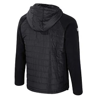 Veste à capuche entièrement zippée Block The Sun pour homme Colosseum Black Louisville Cardinals