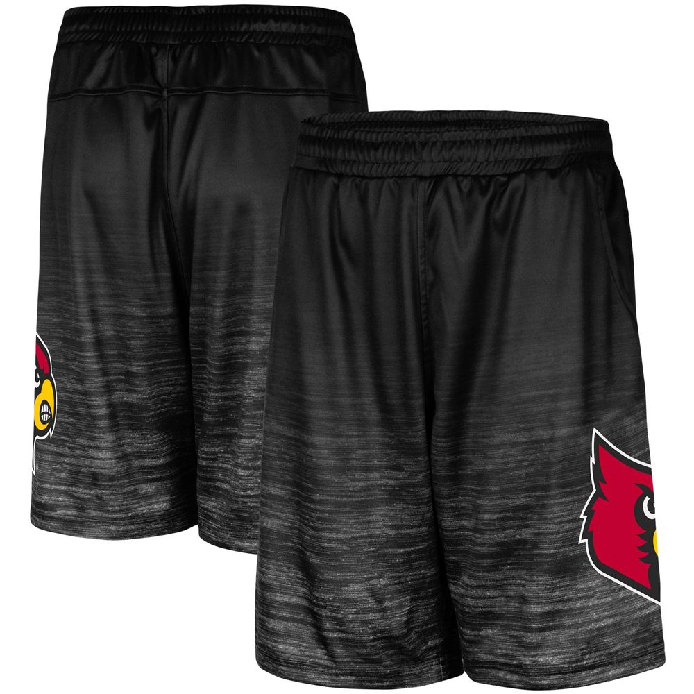 Men's Colosseum Black Louisville Cardinals Broski Shorts