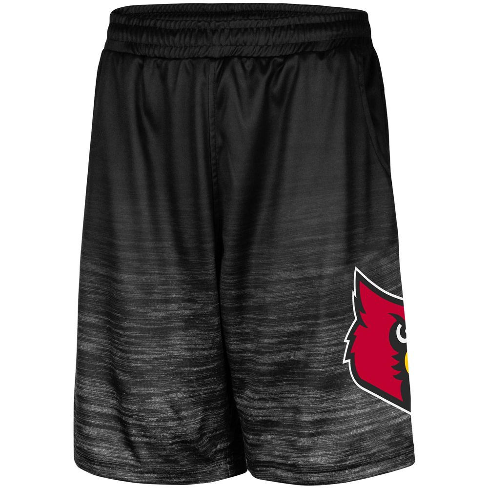 Men's Colosseum Black Louisville Cardinals Broski Shorts