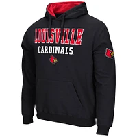 Sweat à capuche noir Colosseum Louisville Cardinals Sunrise pour homme