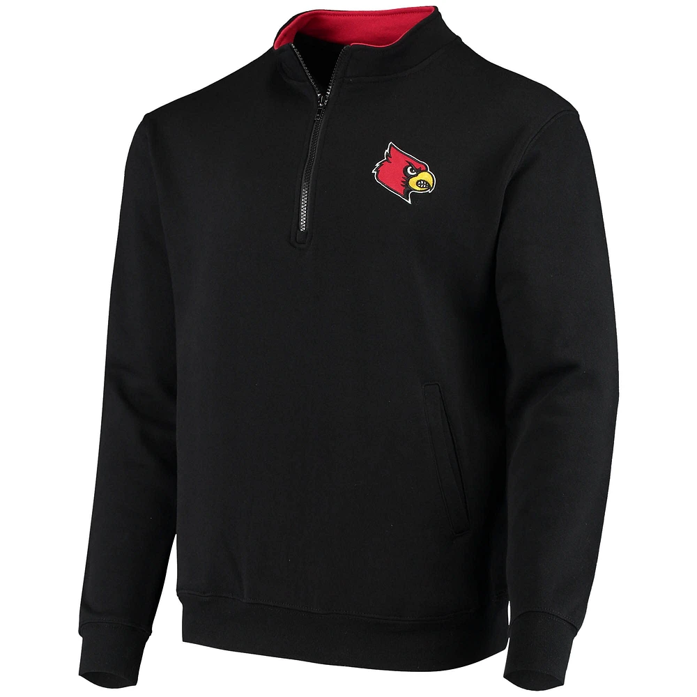 Men's Colosseum Louisville Cardinals Tortugas Logo Quarter-Zip Jacket