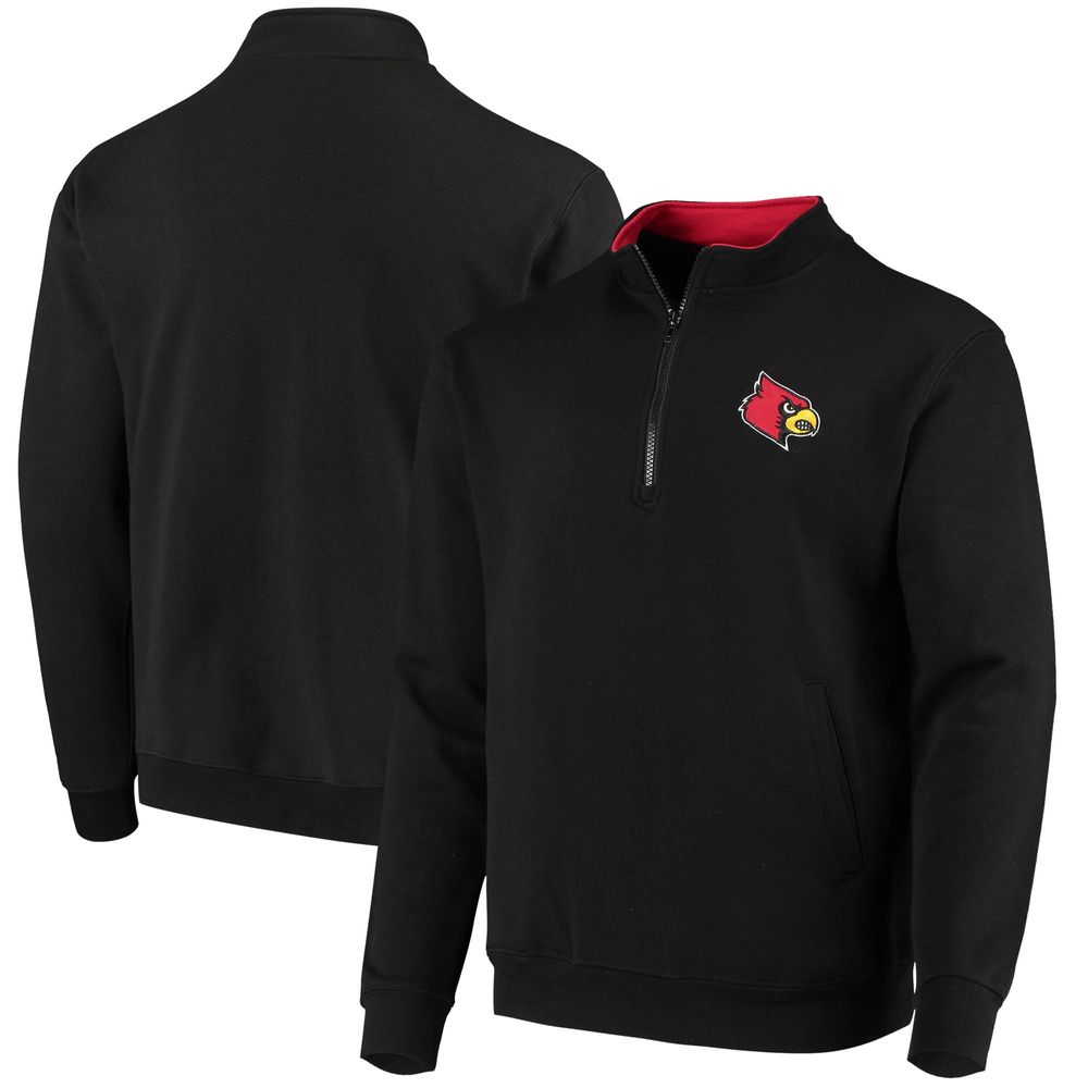 Colosseum Men's Louisville Cardinals Grey Pullover Hoodie