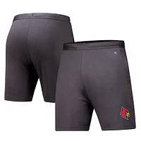 Men's Colosseum Charcoal Louisville Cardinals Forget Shorts