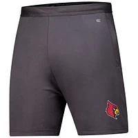 Men's Colosseum Charcoal Louisville Cardinals Forget Shorts