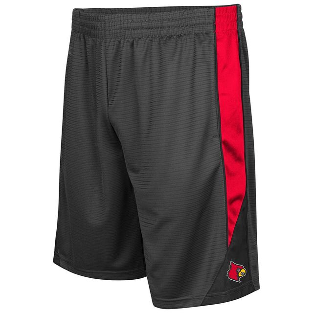 Short à revers Colosseum Charcoal Louisville Cardinals pour homme