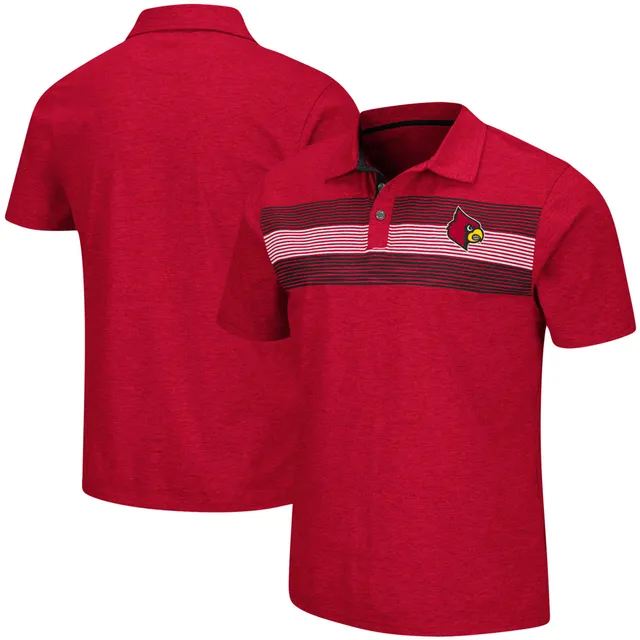 Men's Colosseum Gray Stanford Cardinal Magic Team Logo Polo