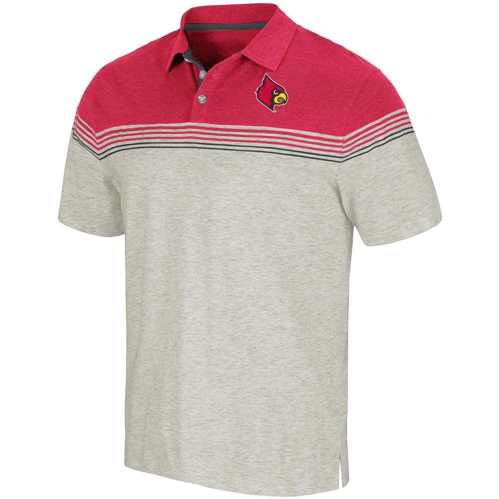 Louisville Cardinals Polo Shirt | Polyester Button Casual | Mens 2XL