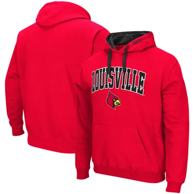 Louisville Cardinals Colosseum Big & Tall Arch Logo 2.0 Pullover Hoodie - Red