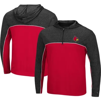 Men's Antigua Red Louisville Cardinals Legacy Full-Zip Hoodie