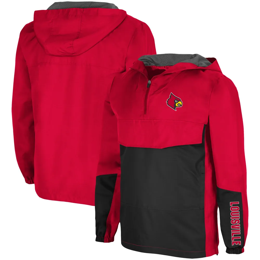Louisville Cardinals Antigua Victory Pullover Hoodie - Red