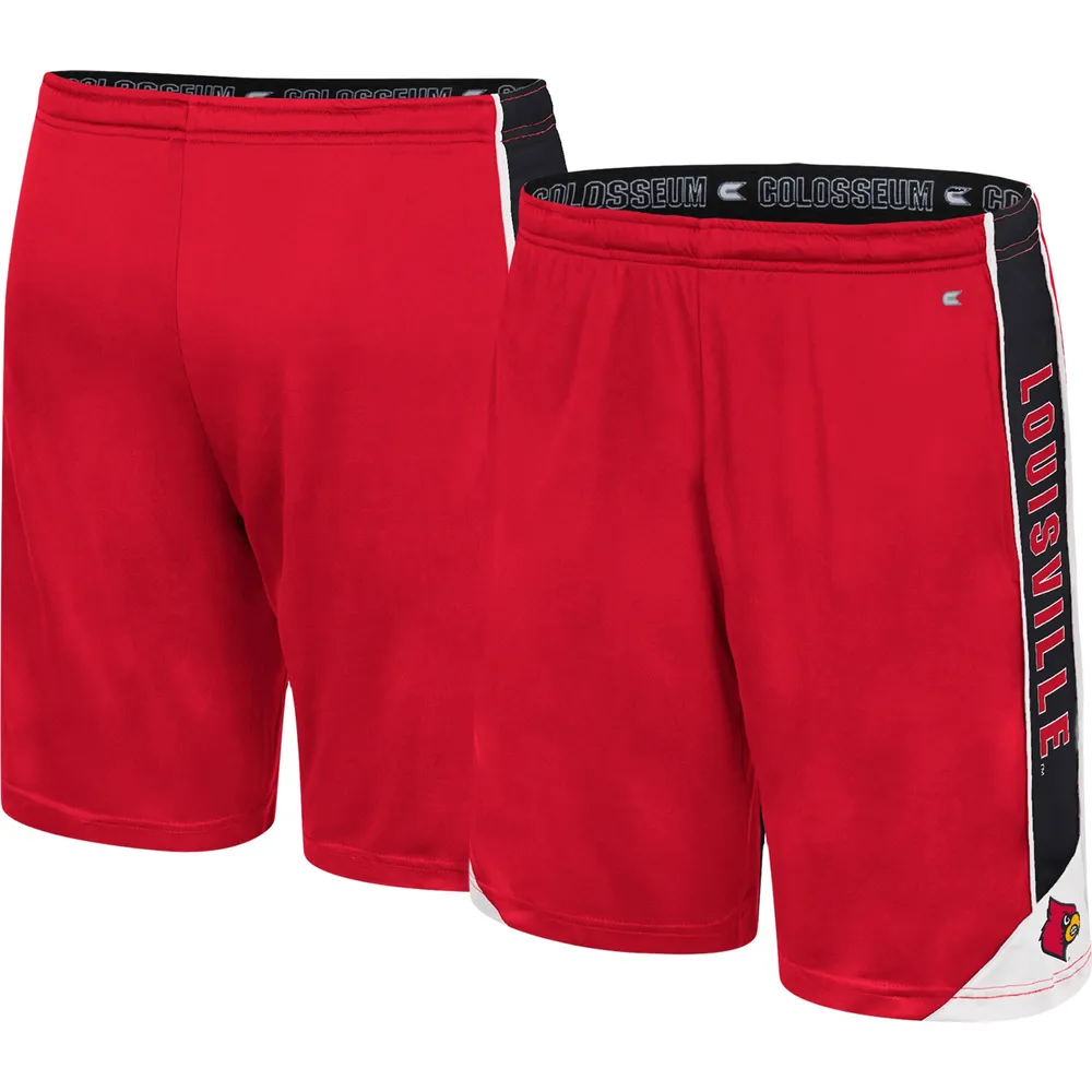 Short rouge Colosseum Louisville Cardinals Haller pour homme