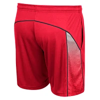 Men's Colosseum Red Louisville Cardinals Laws of Physics Shorts