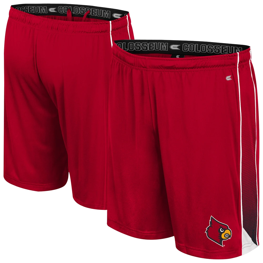 Short en ligne Colosseum rouge Louisville Cardinals pour hommes