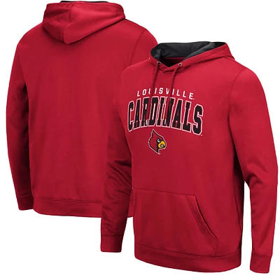 Pull à capuche Resistance Colosseum Red Louisville Cardinals pour hommes