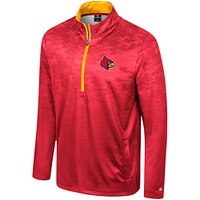 Veste à demi-glissière The Machine Colosseum Red Louisville Cardinals pour homme