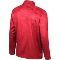 Men's Colosseum  Red Louisville Cardinals The Machine Half-Zip Jacket